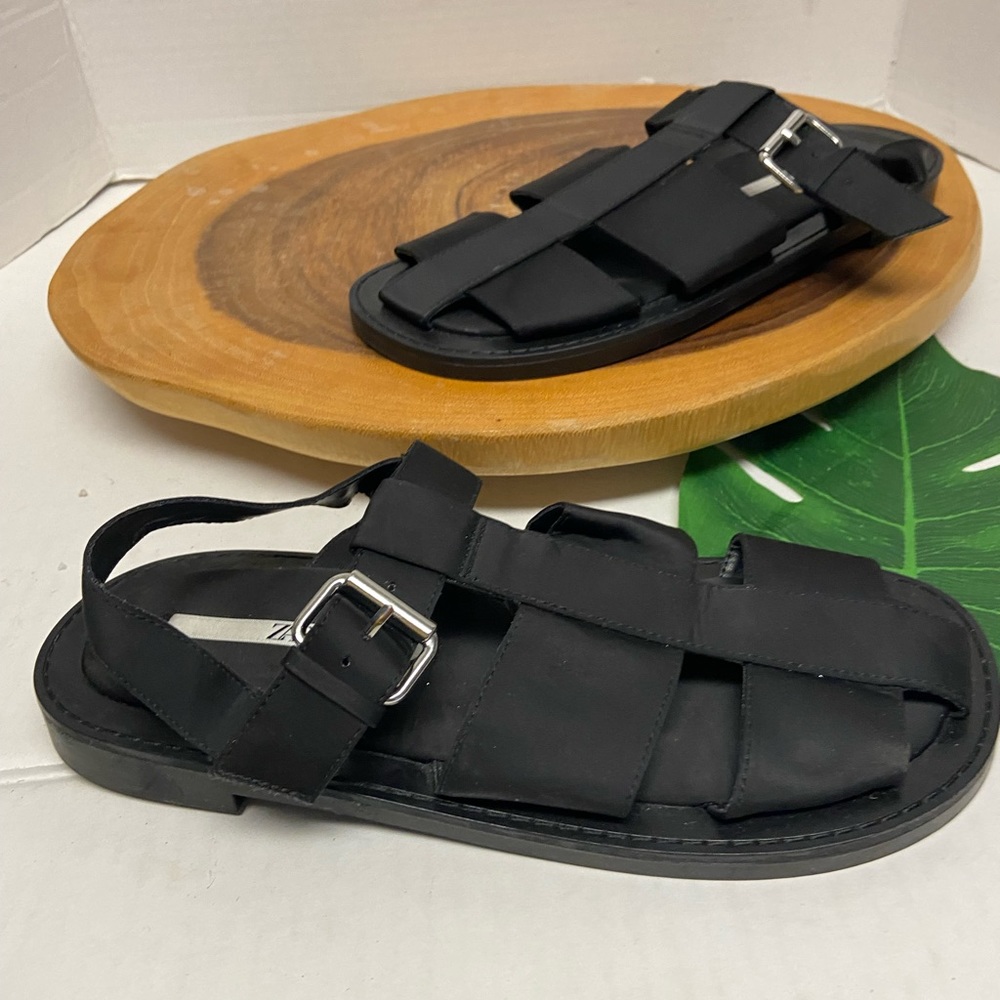 Zara Boho Hippie Caged Sandals